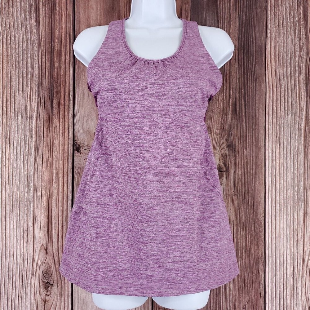 *No Pads* Lululemon Turbo Tank Womens Size 8 Dewberry Purple Racerback